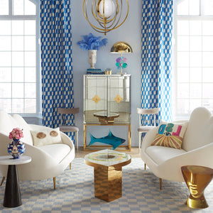 Checkerboard Small Scale Flatweave Rug