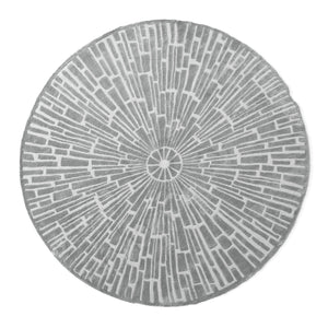 Sunburst Hand-Knotted Round Rug