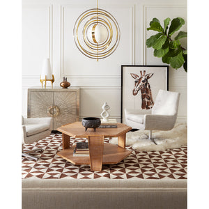 Oslo Brown Flatweave Rug