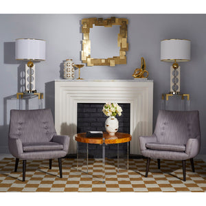 Checkerboard Medium Scale Flatweave Rug