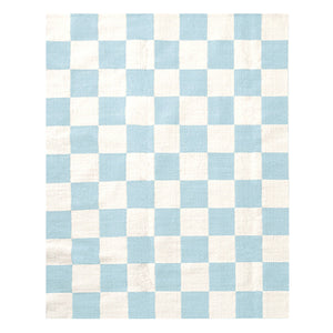 Checkerboard Large Scale Flatweave Rug