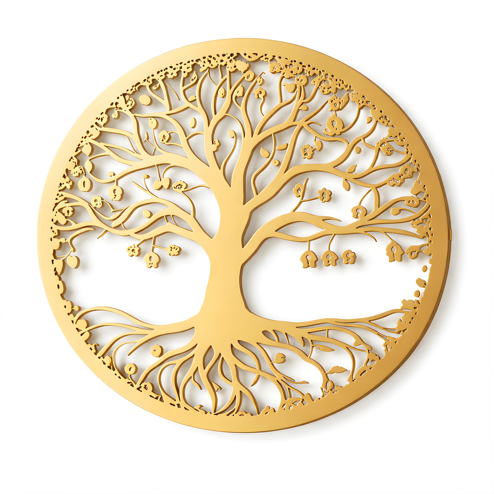 Tree of Life metal wall art sun moon celestial decor boho spiritual wall hanging large round metal art home living room decor gift idea