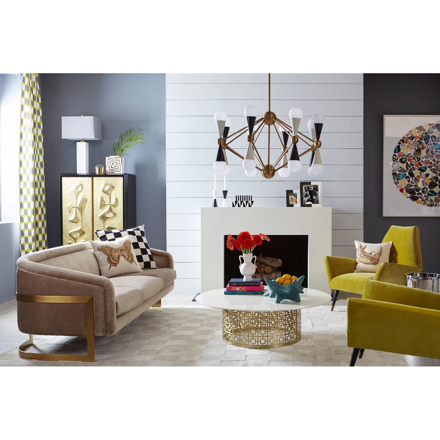 Checkerboard Hand-Loomed Rug