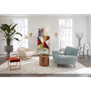 Checkerboard Hand-Loomed Rug