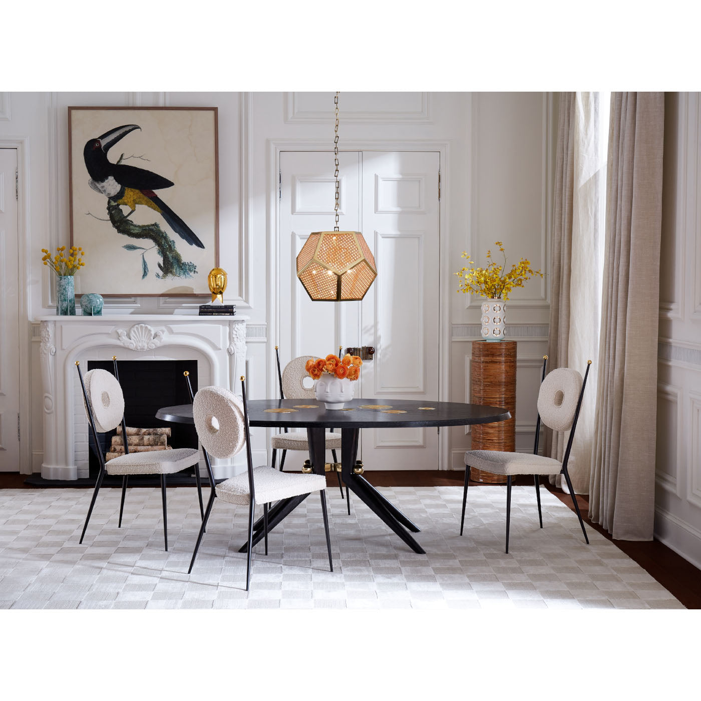 Checkerboard Hand-Loomed Rug