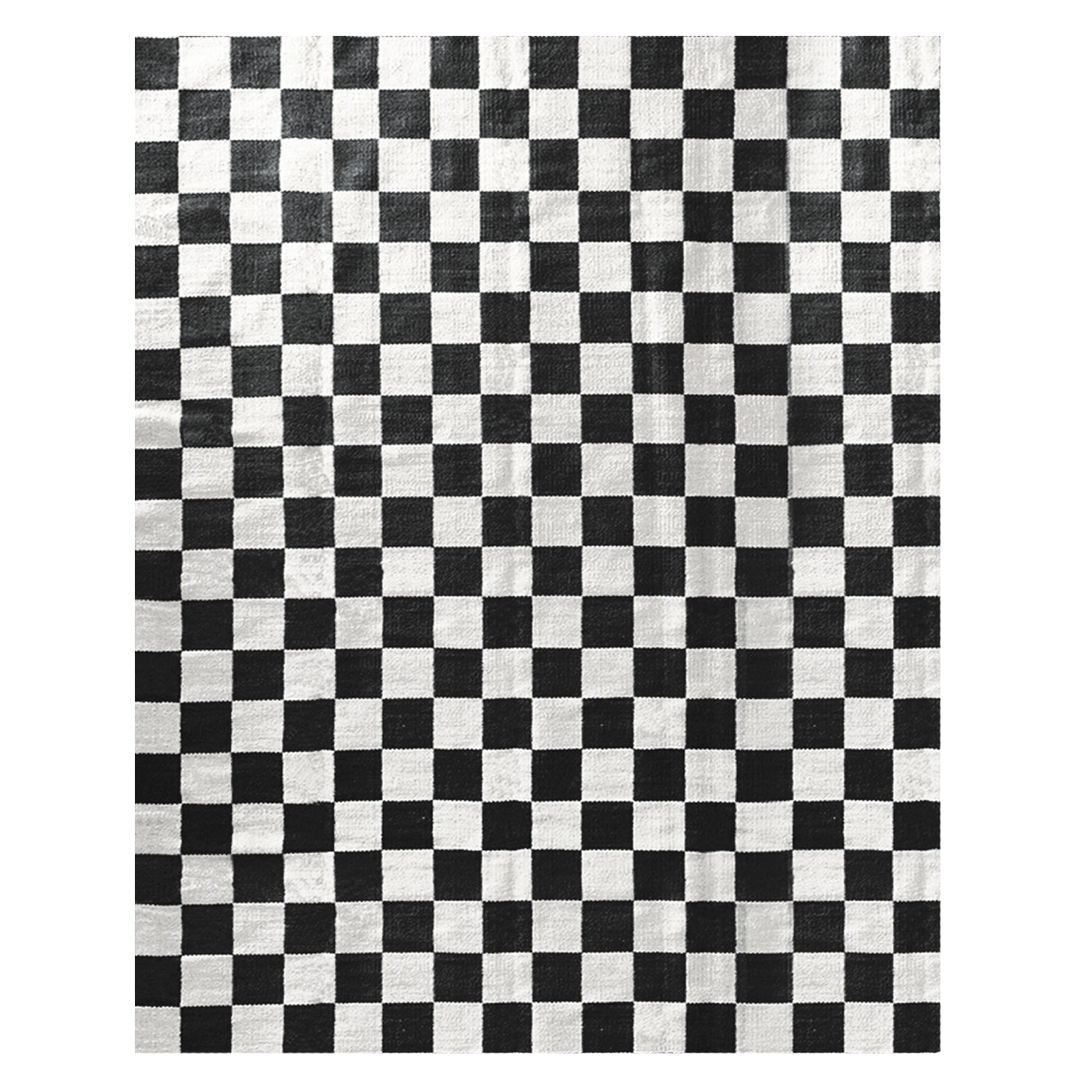 Checkerboard Medium Scale Flatweave Rug