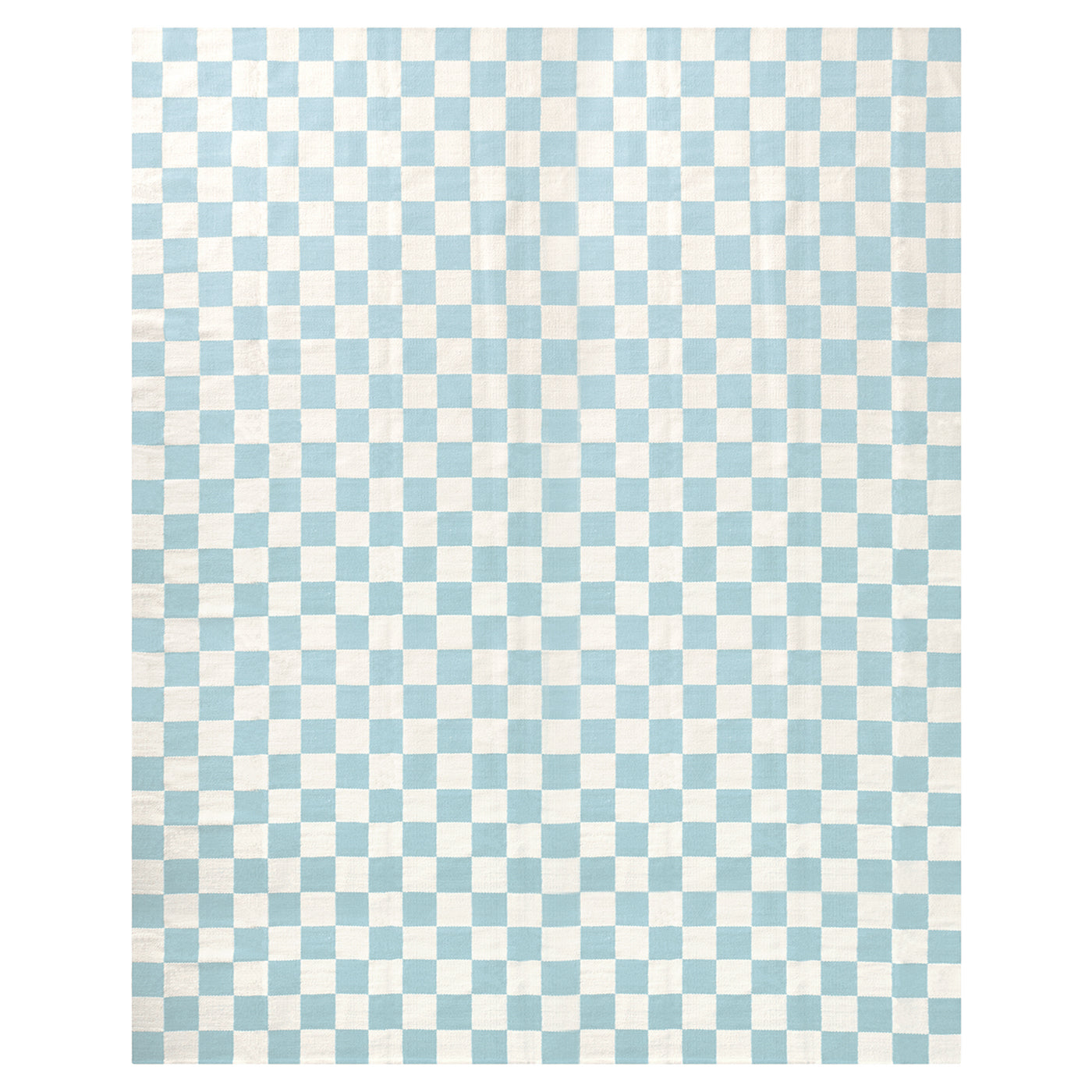 Checkerboard Small Scale Flatweave Rug