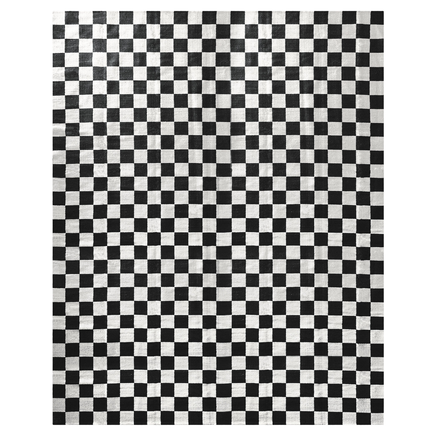 Checkerboard Small Scale Flatweave Rug
