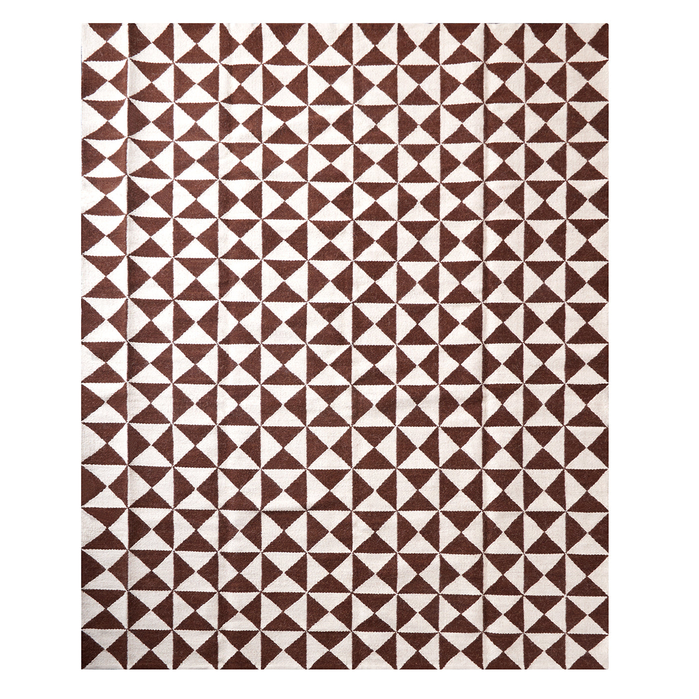 Oslo Brown Flatweave Rug