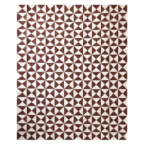 Oslo Brown Flatweave Rug